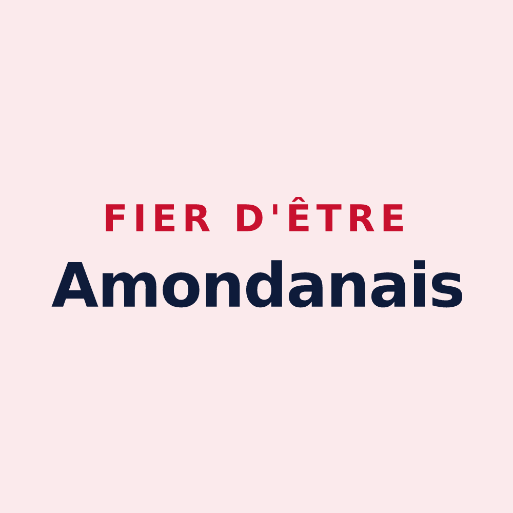Magnet « Fier d'être Amondanais » — design pour Amondans