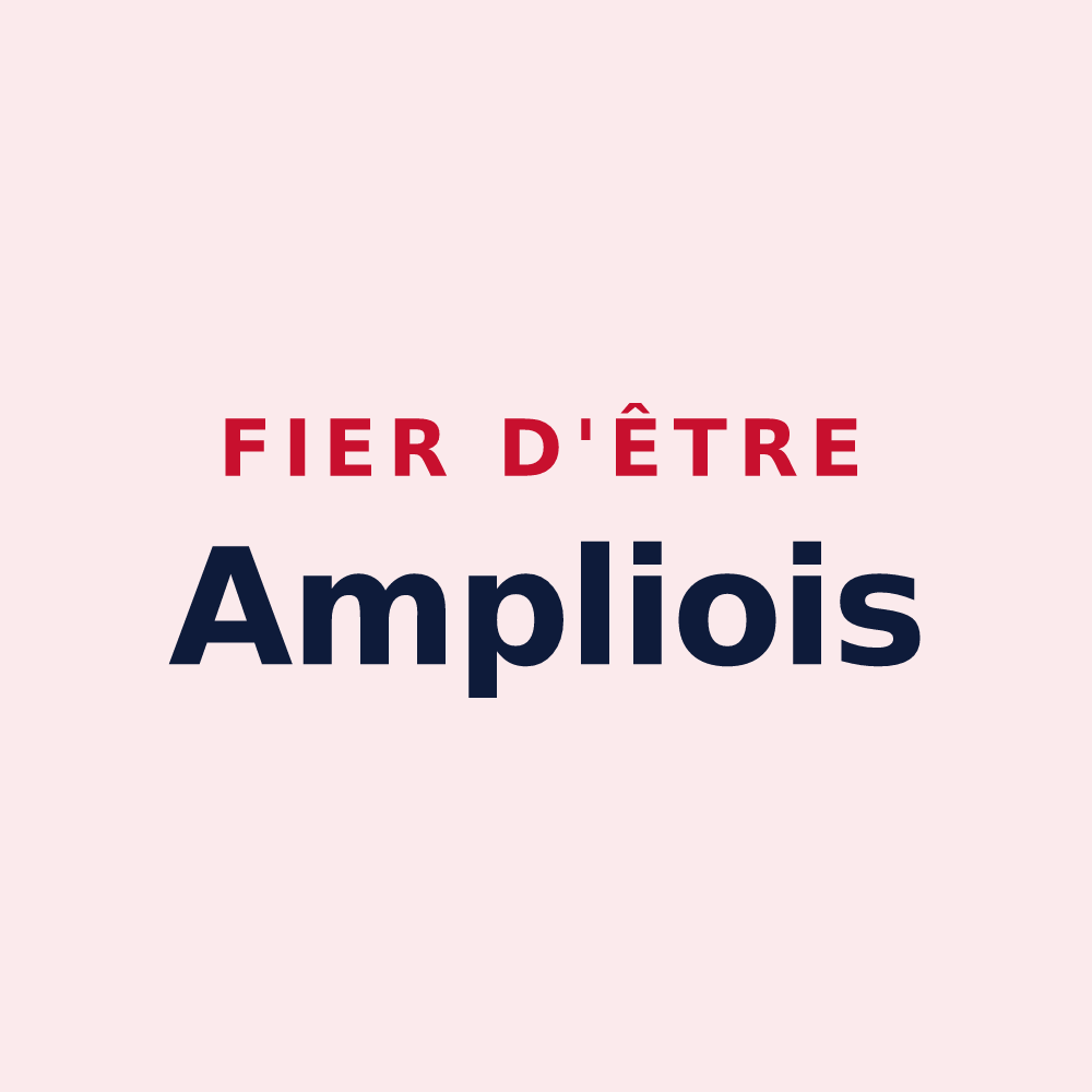Magnet « Fier d'être Ampliois » — design pour Amplier
