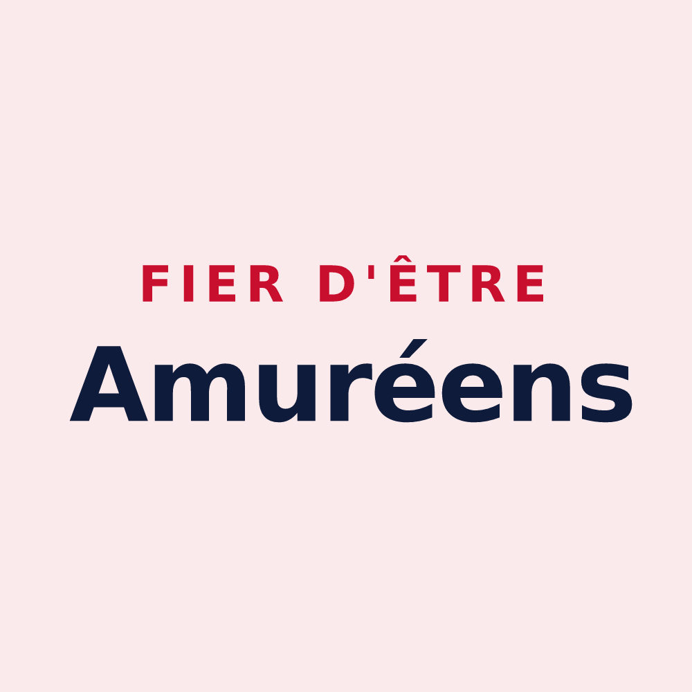 Magnet « Fier d'être Amuréens » — design pour Amuré