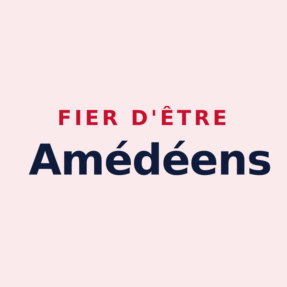Magnet « Fier d'être Amédéens » — design pour Amy