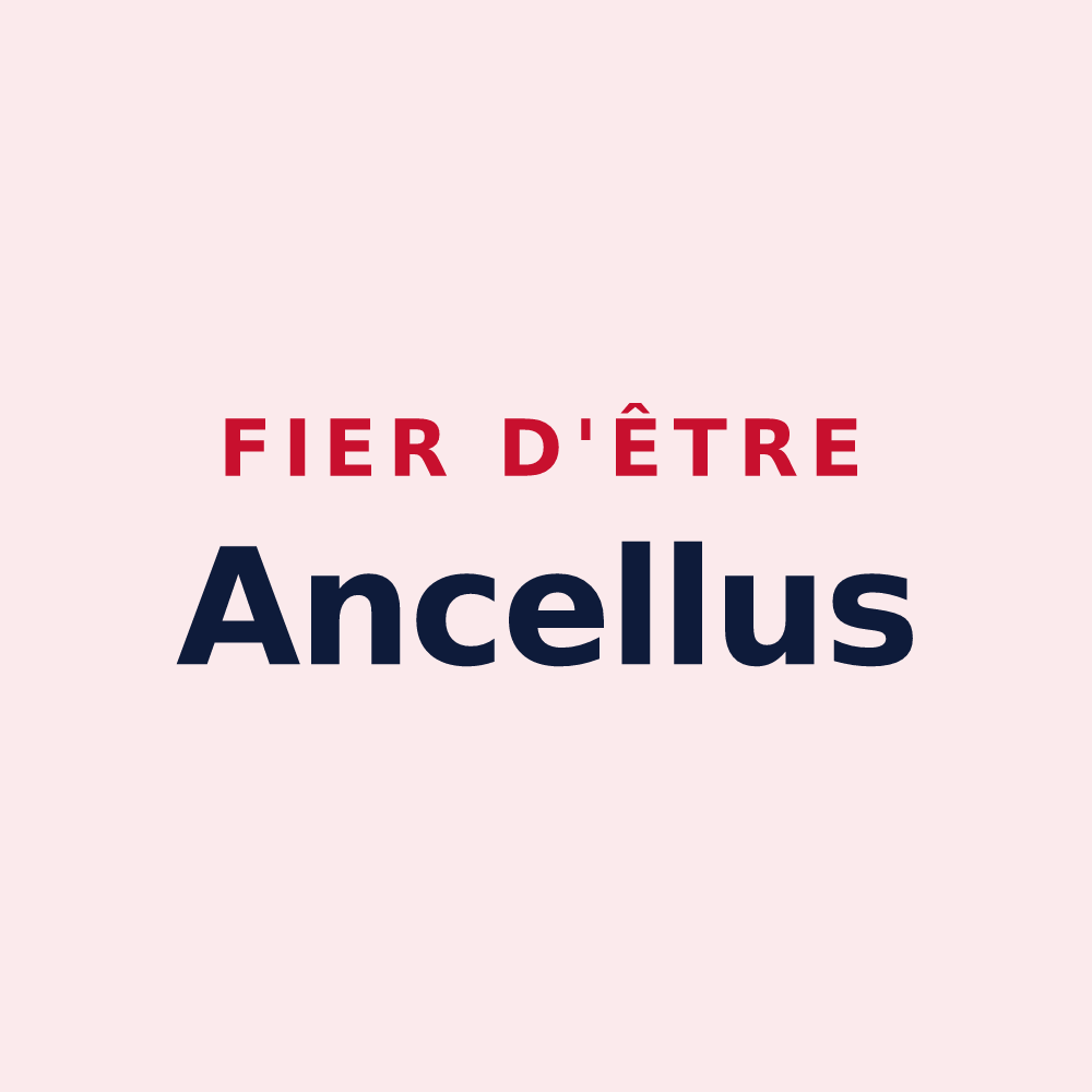 Magnet « Fier d'être Ancellus » — design pour Ancelle