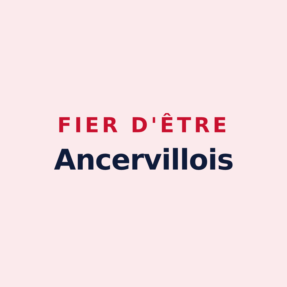 Magnet « Fier d'être Ancervillois » — design pour Ancerville