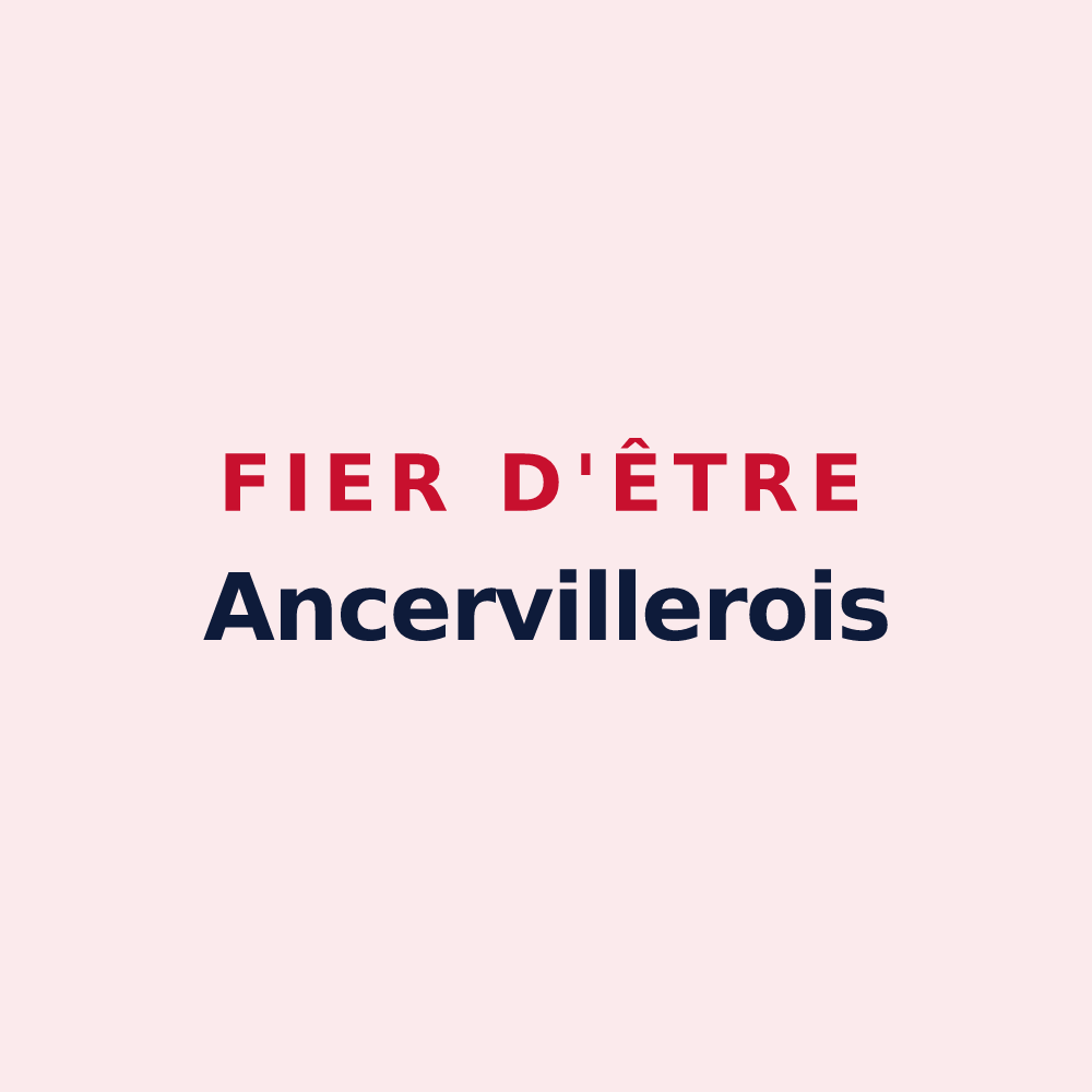Magnet « Fier d'être Ancervillerois » — design pour Ancerviller