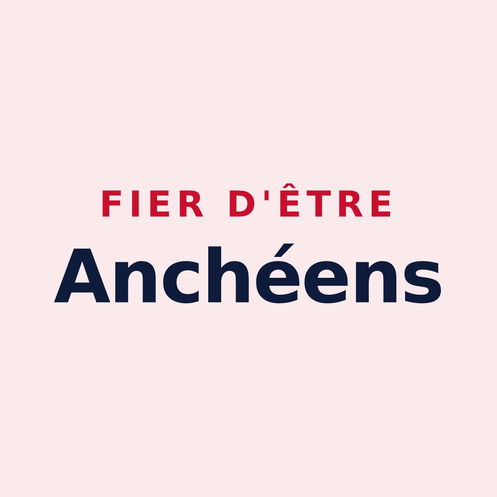 Magnet « Fier d'être Anchéens » — design pour Anché