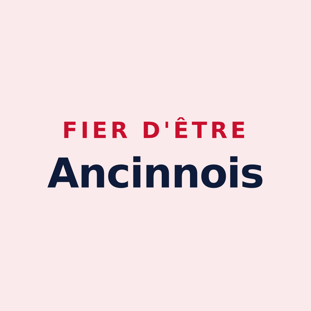 Magnet « Fier d'être Ancinnois » — design pour Ancinnes