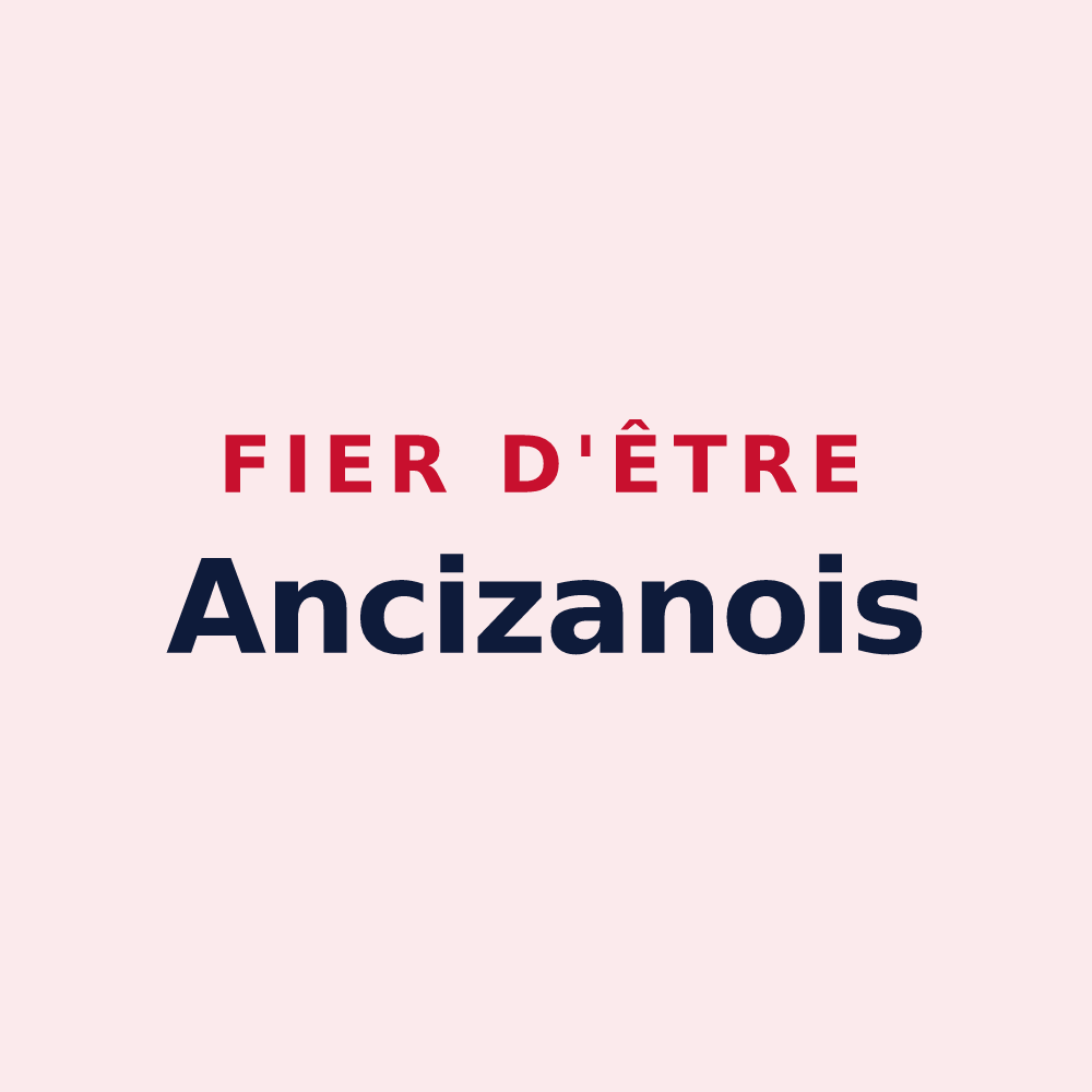 Magnet « Fier d'être Ancizanois » — design pour Ancizan