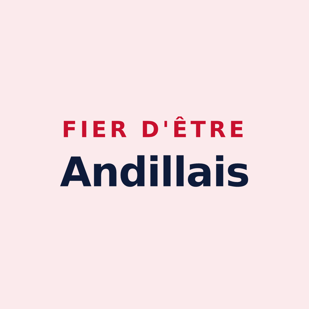Magnet « Fier d'être Andillais » — design pour Andilly