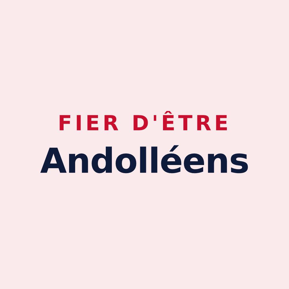 Magnet « Fier d'être Andolléens » — design pour Andouillé