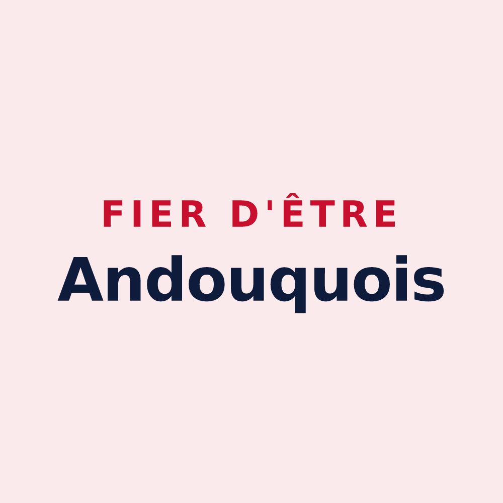 Magnet « Fier d'être Andouquois » — design pour Andouque