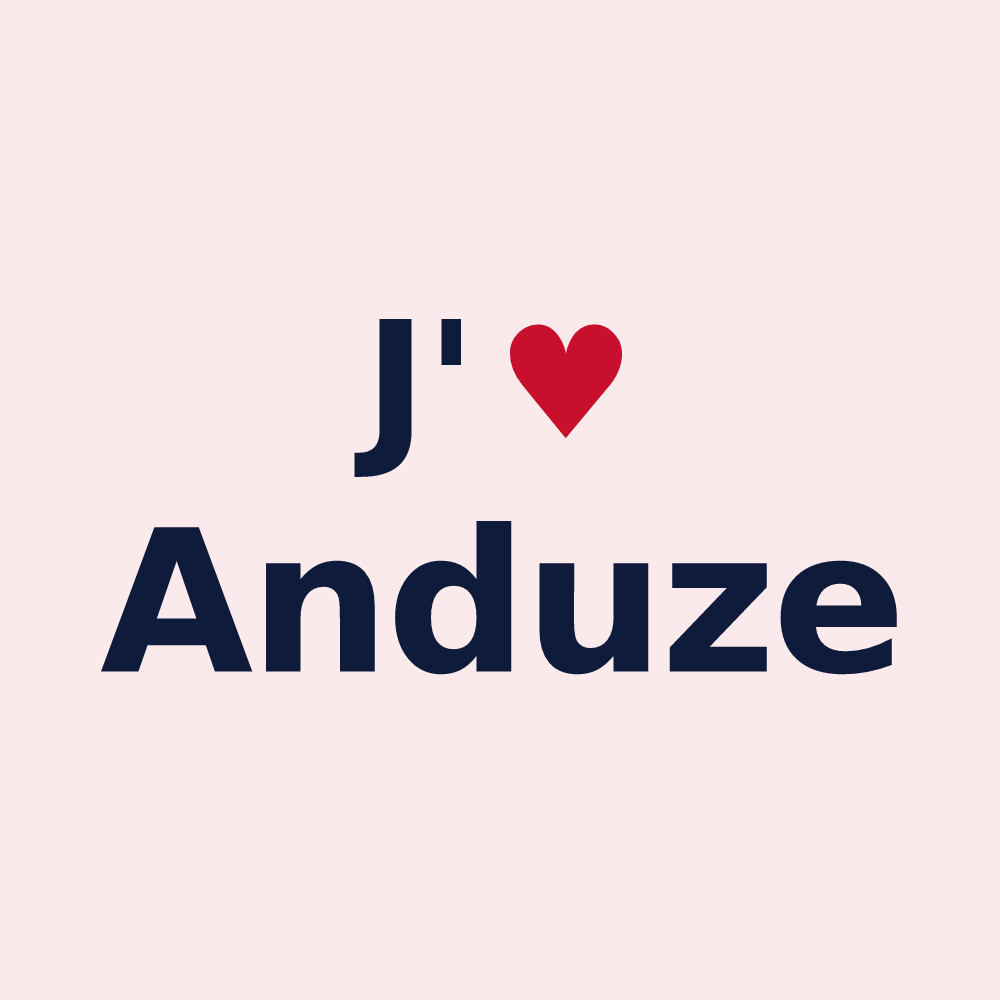 Magnet personnalisé Anduze — design J'aime Anduze