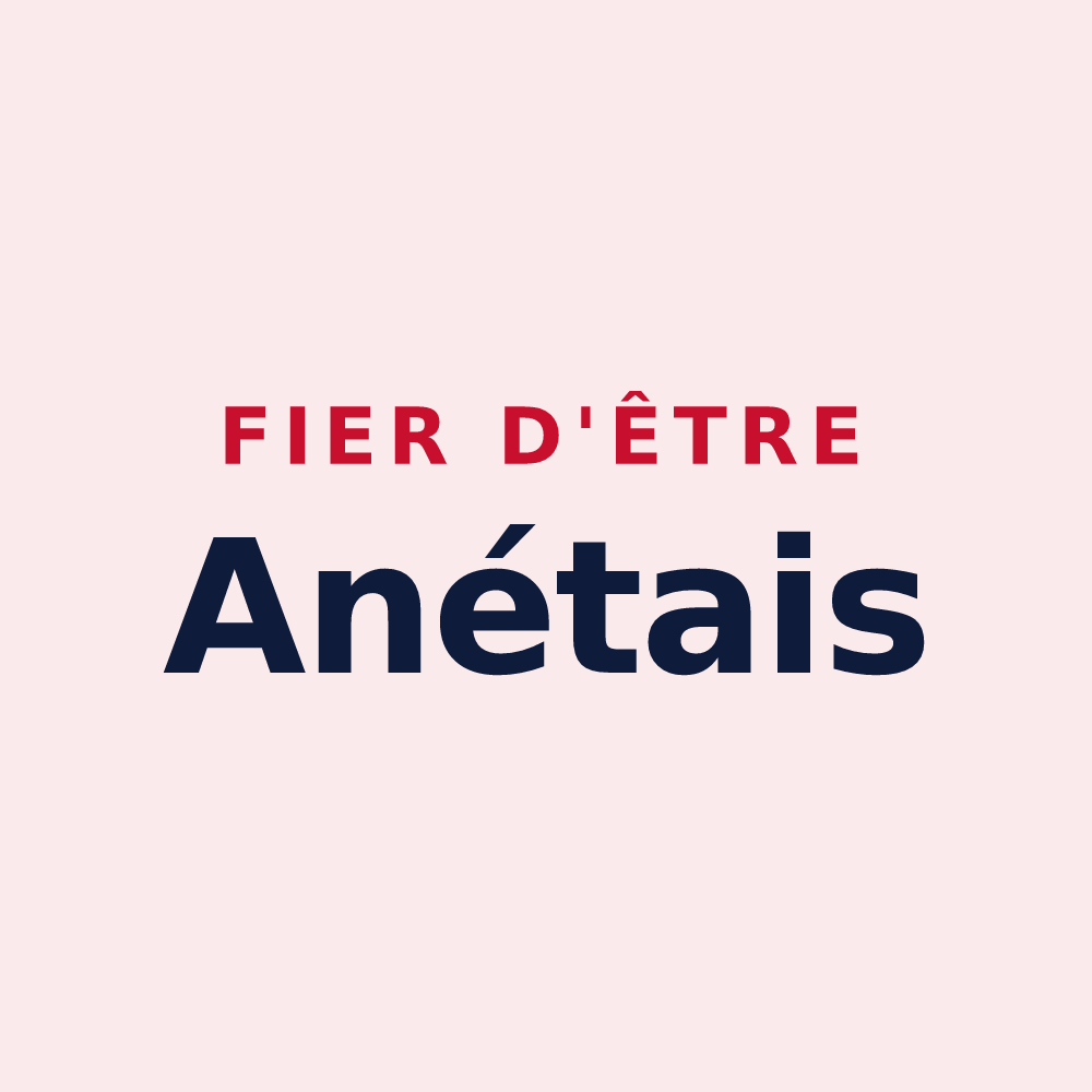 Magnet « Fier d'être Anétais » — design pour Anet