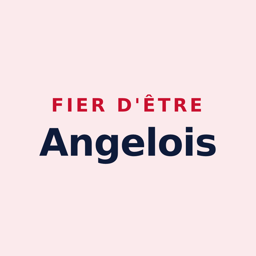 Magnet « Fier d'être Angelois » — design pour Angeot