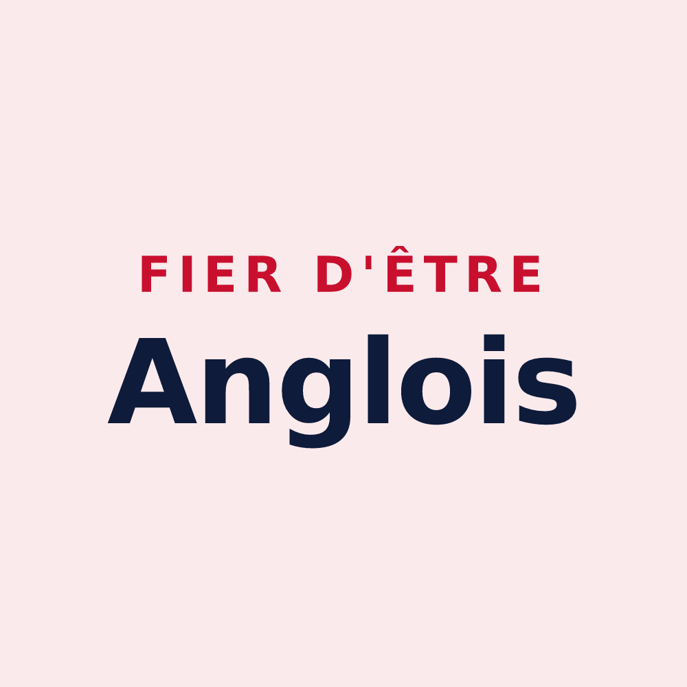 Magnet « Fier d'être Anglois » — design pour Angles