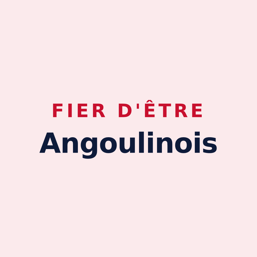 Magnet « Fier d'être Angoulinois » — design pour Angoulins
