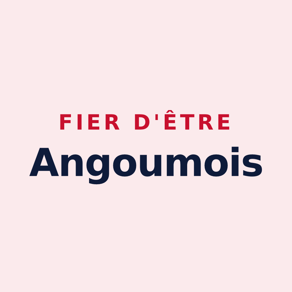 Magnet « Fier d'être Angoumois » — design pour Angoumé