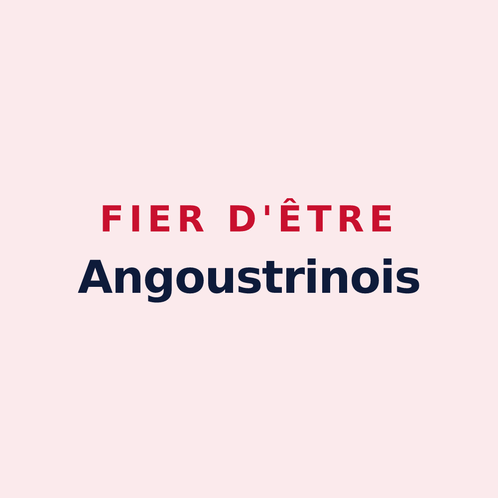 Magnet « Fier d'être Angoustrinois » — design pour Angoustrine-Villeneuve-des-Escaldes