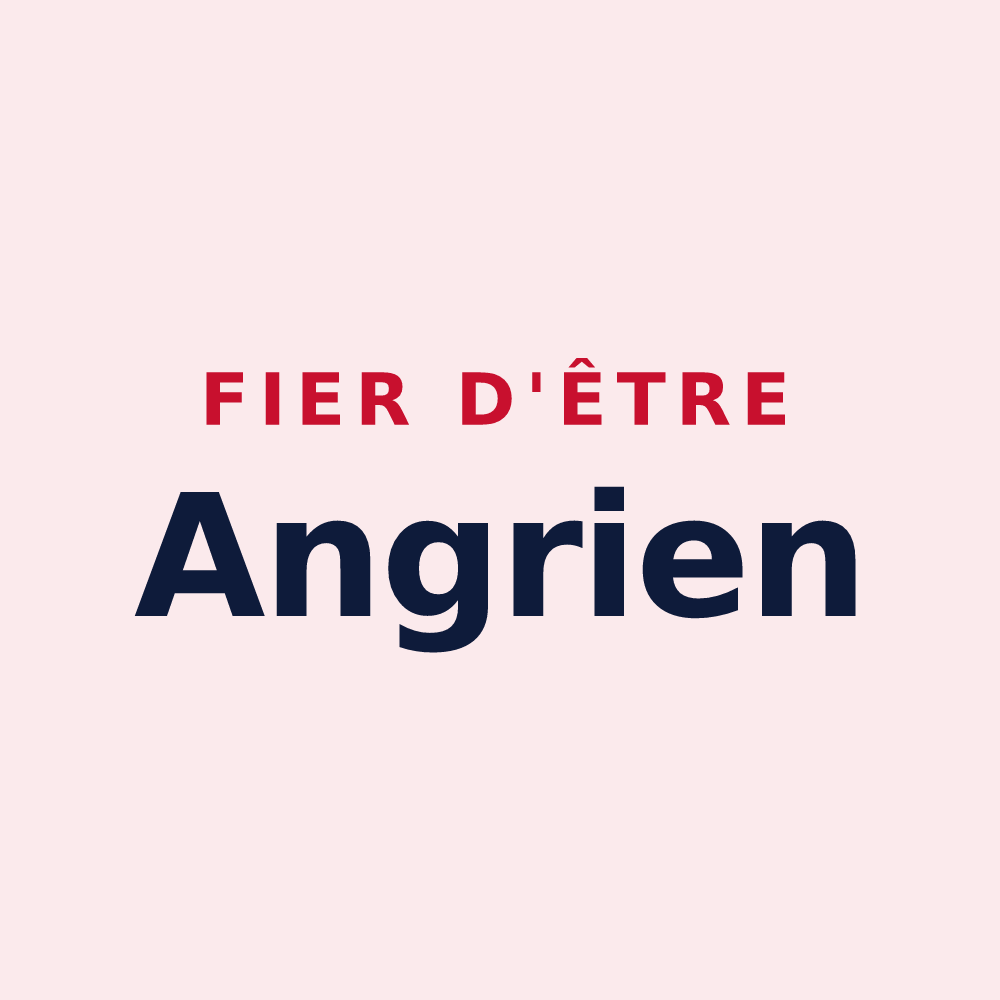 Magnet « Fier d'être Angrien » — design pour Angrie
