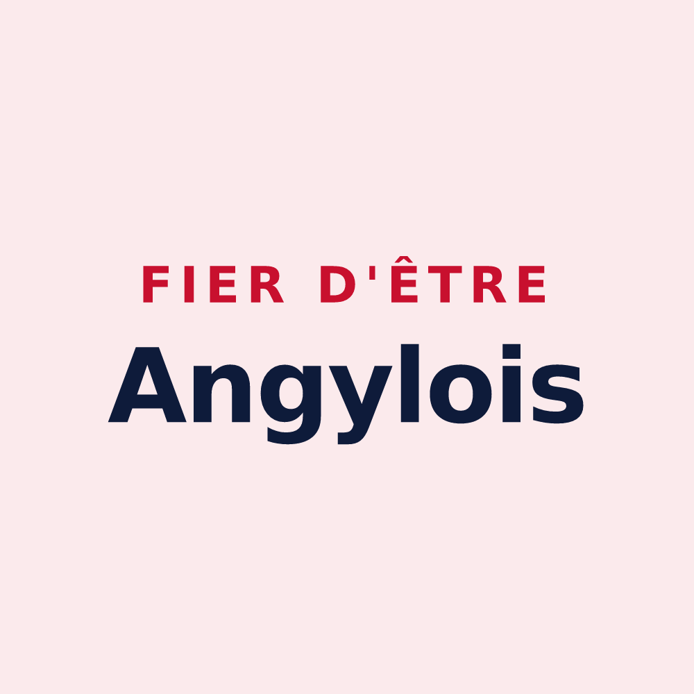 Magnet « Fier d'être Angylois » — design pour Angy