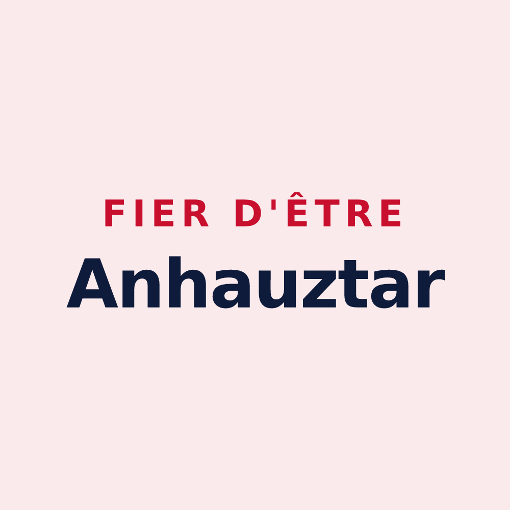 Magnet « Fier d'être Anhauztar » — design pour Anhaux