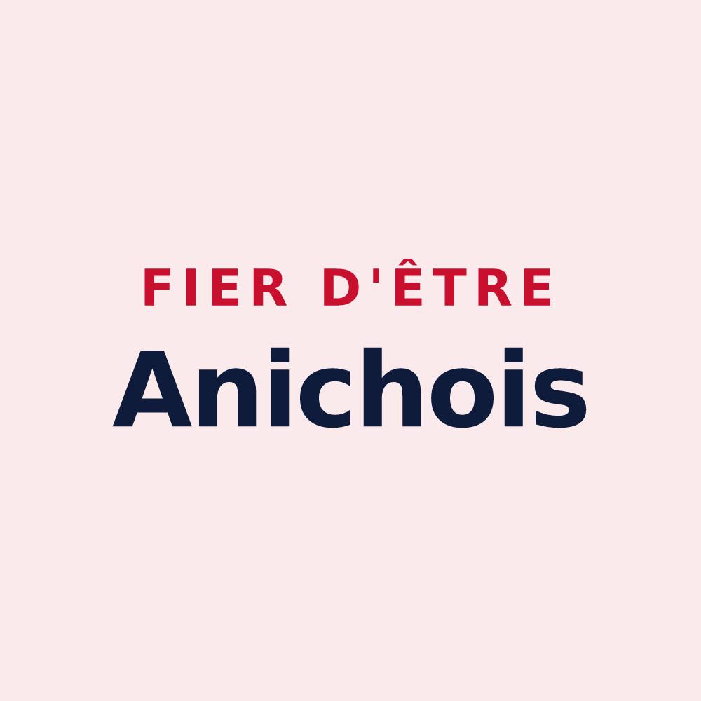 Magnet « Fier d'être Anichois » — design pour Aniche