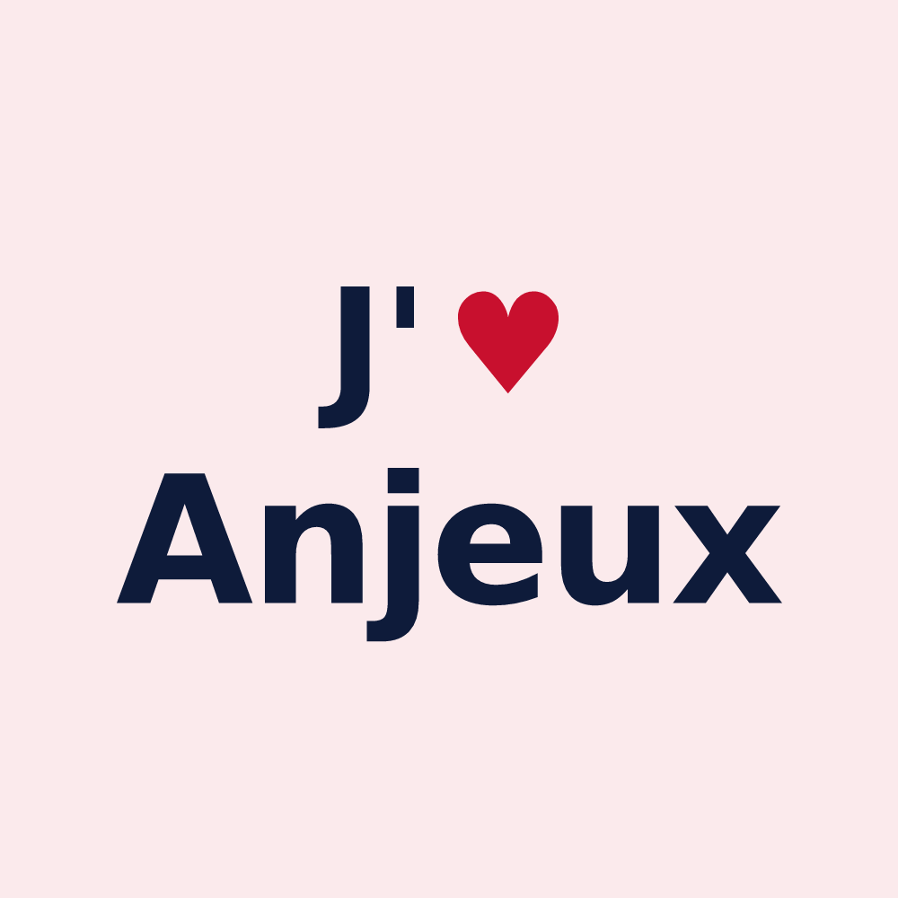 Magnet personnalisé Anjeux — design J'aime Anjeux