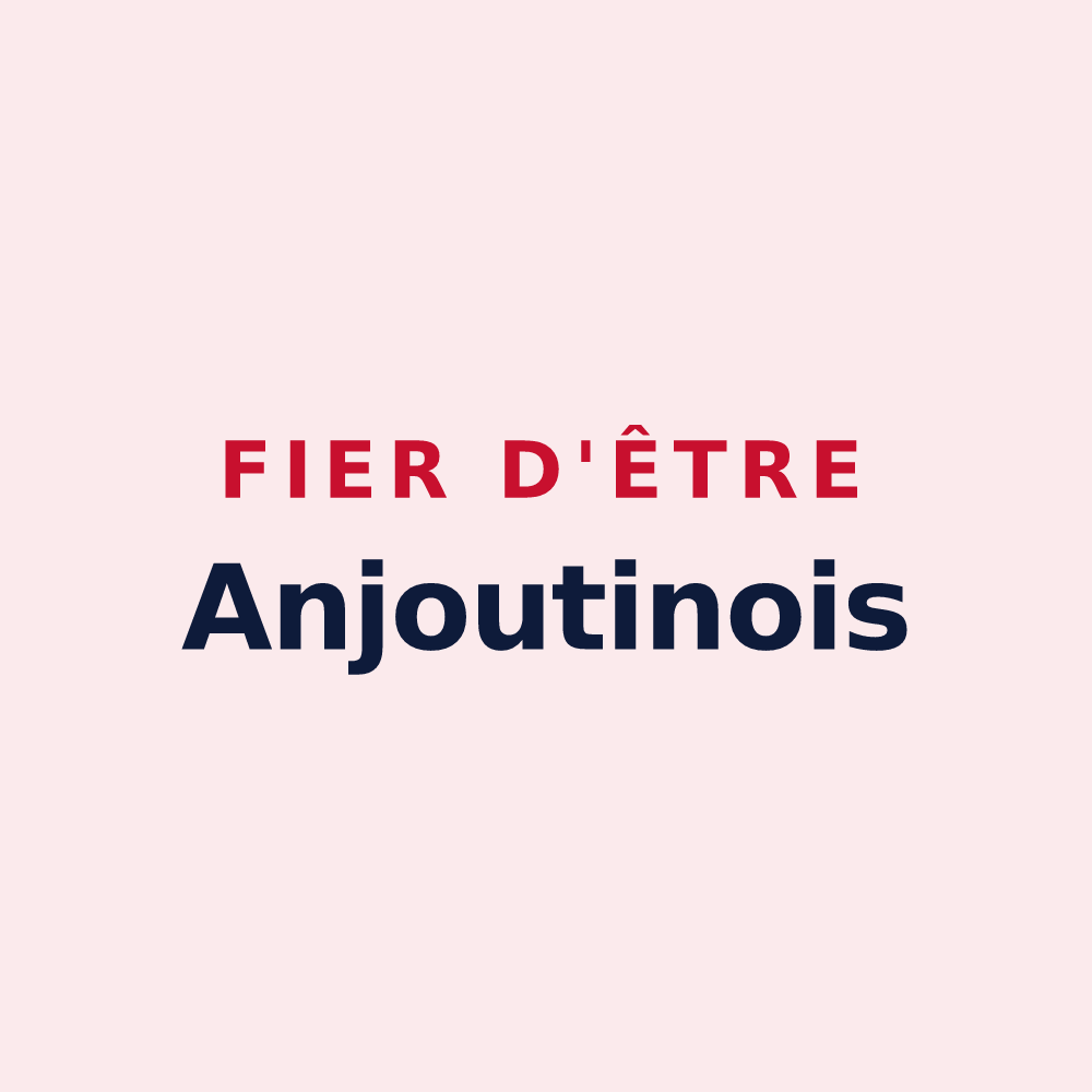 Magnet « Fier d'être Anjoutinois » — design pour Anjoutey