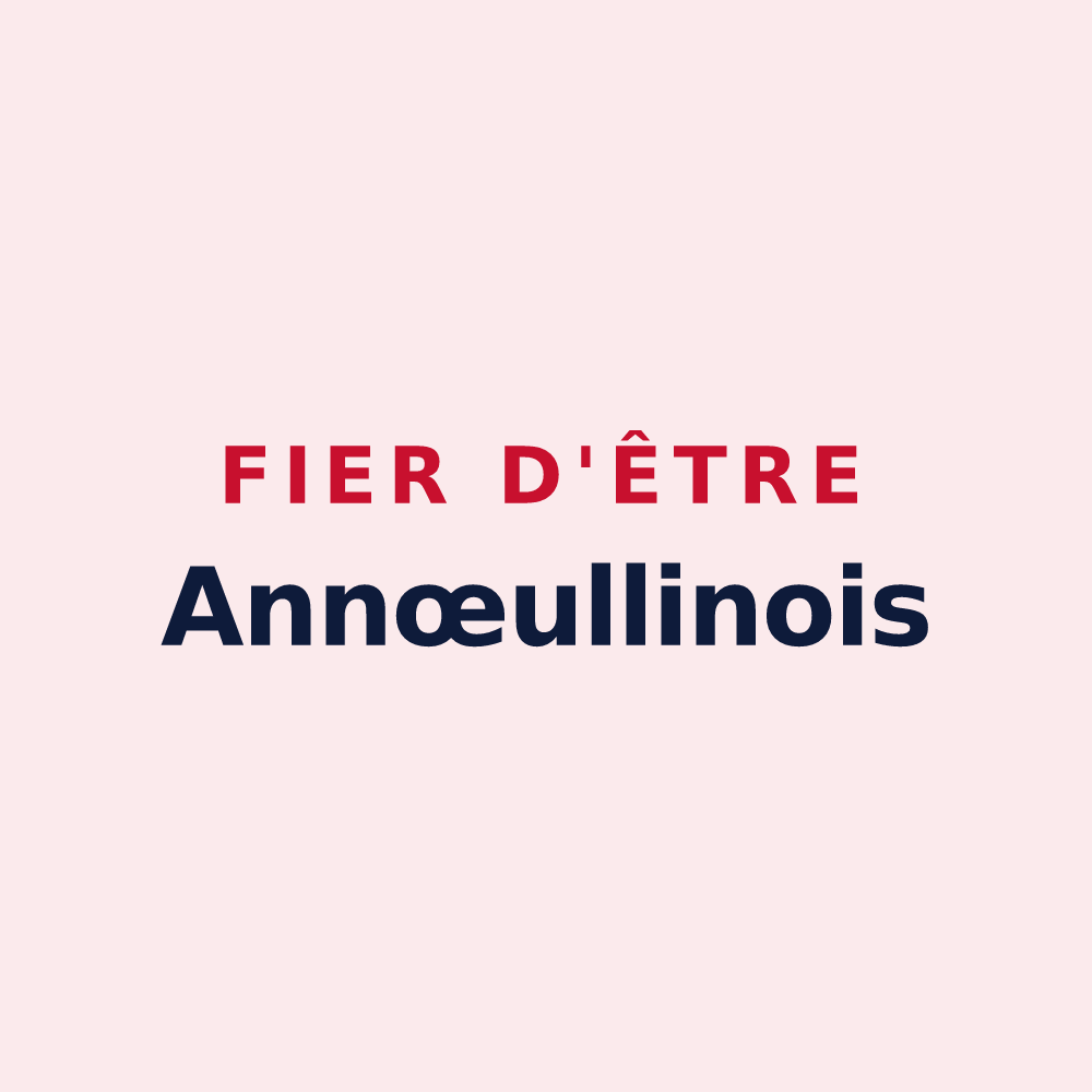 Magnet « Fier d'être Annœullinois » — design pour Annœullin