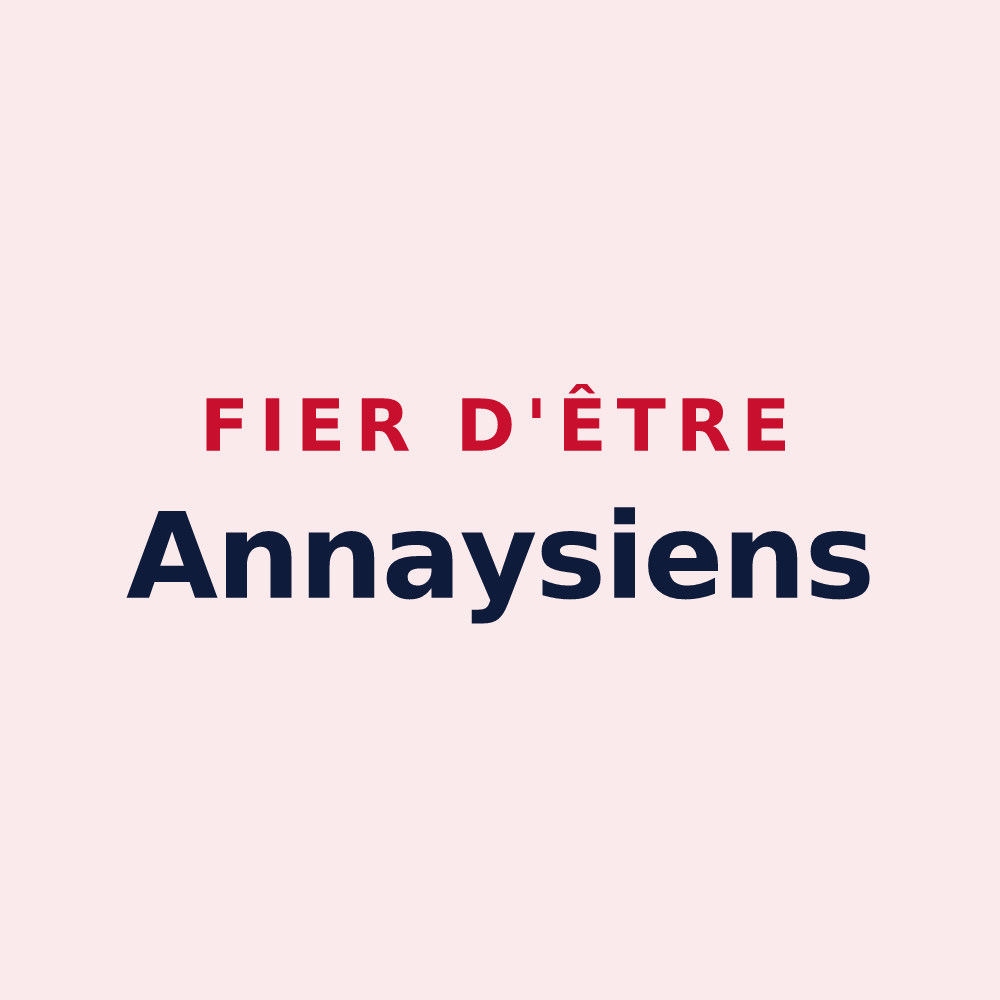 Magnet « Fier d'être Annaysiens » — design pour Annay