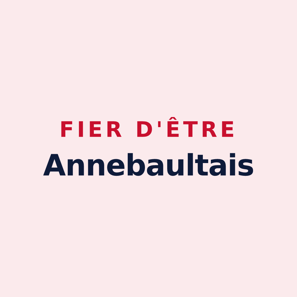 Magnet « Fier d'être Annebaultais » — design pour Annebault