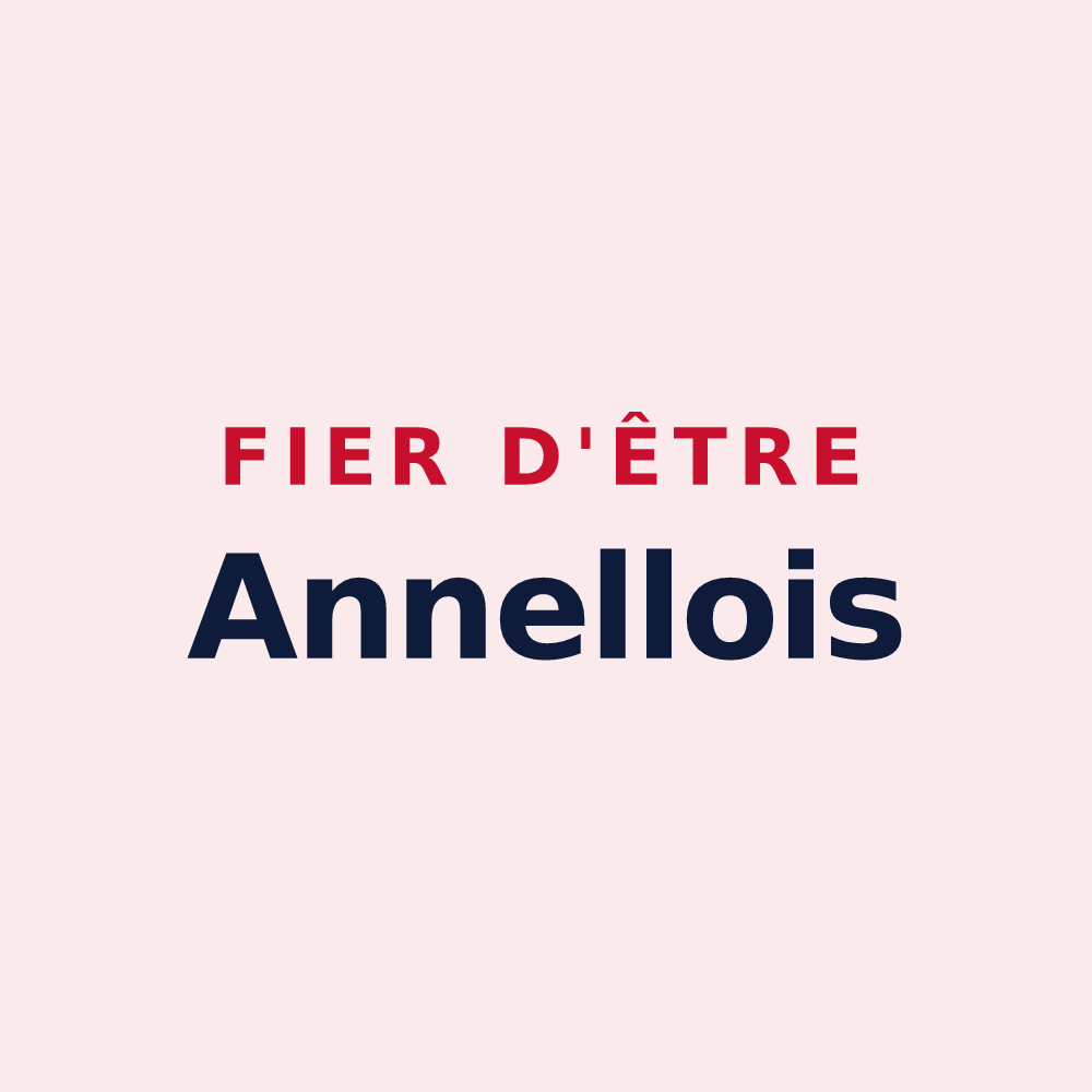 Magnet « Fier d'être Annellois » — design pour Annelles
