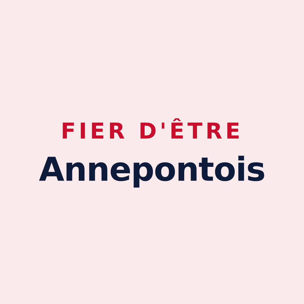 Magnet « Fier d'être Annepontois » — design pour Annepont