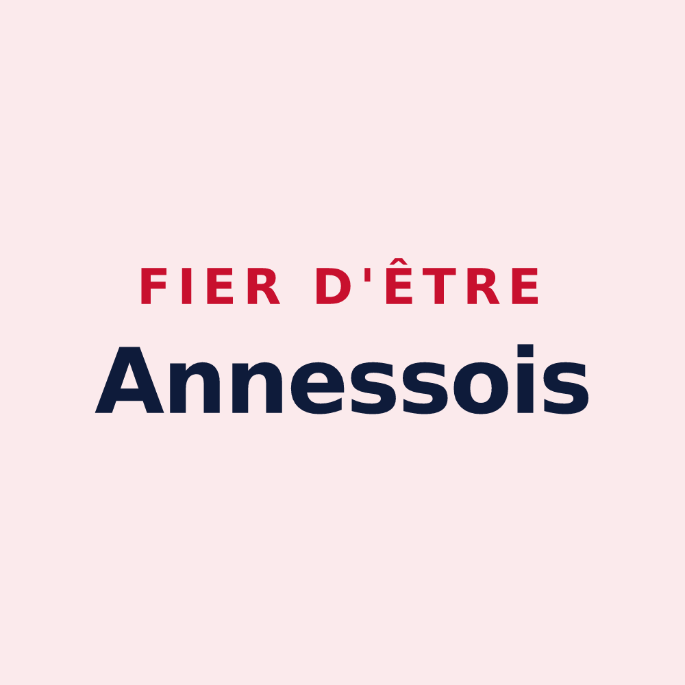 Magnet « Fier d'être Annessois » — design pour Annesse-et-Beaulieu