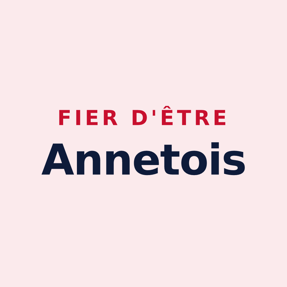 Magnet « Fier d'être Annetois » — design pour Annet-sur-Marne