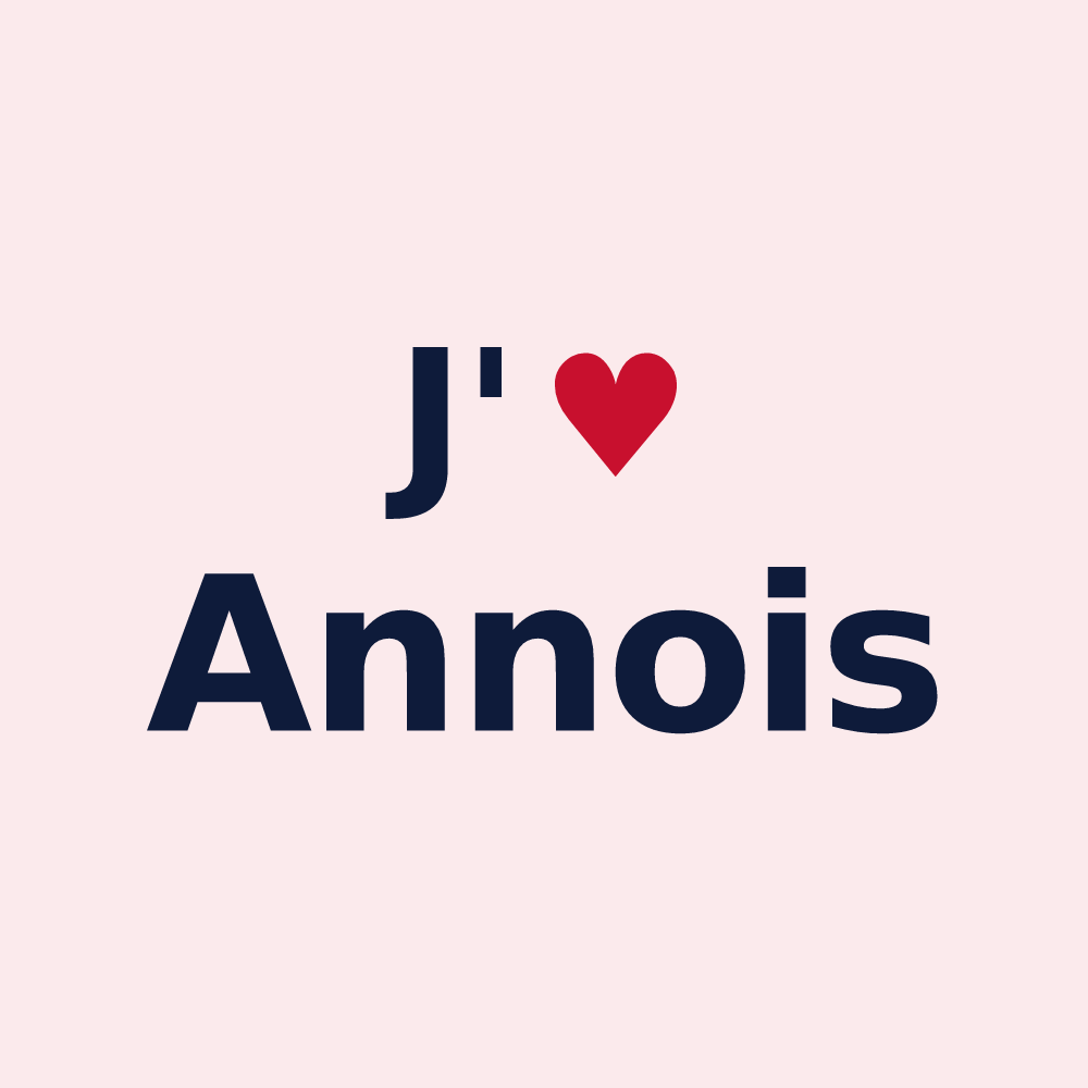 Magnet personnalisé Annois — design J'aime Annois