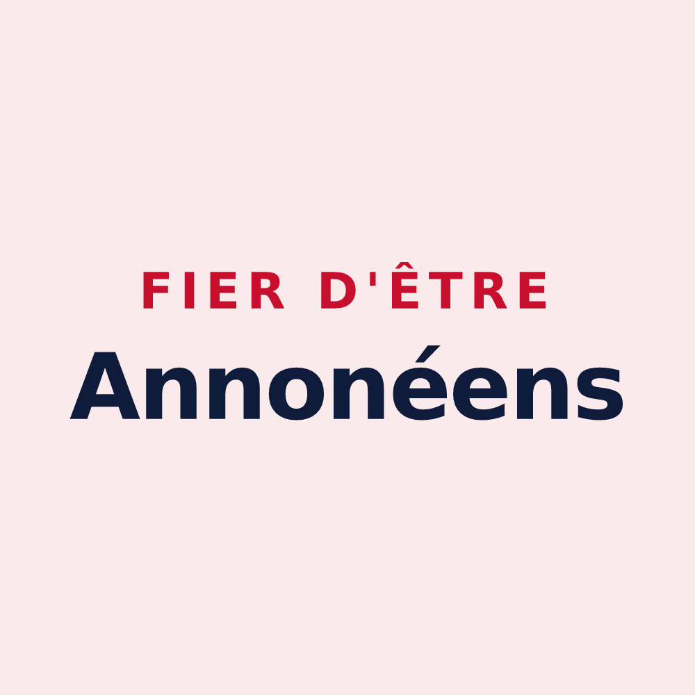 Magnet « Fier d'être Annonéens » — design pour Annonay