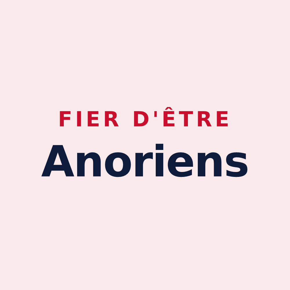 Magnet « Fier d'être Anoriens » — design pour Anor