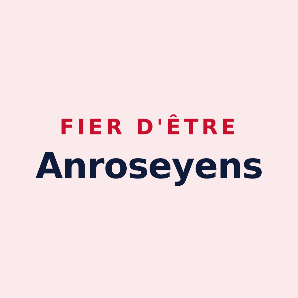 Magnet « Fier d'être Anroseyens » — design pour Anrosey
