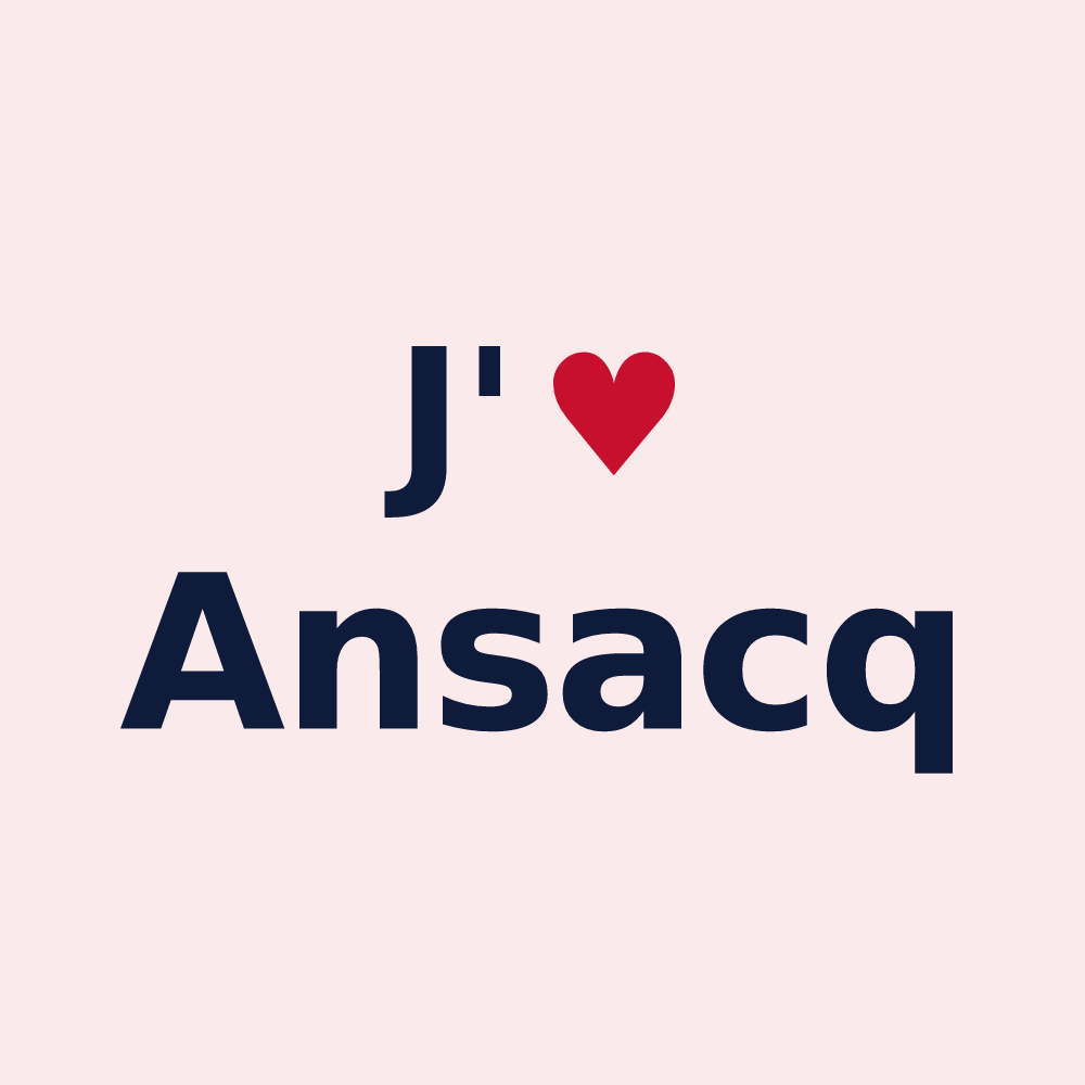 Magnet personnalisé Ansacq — design J'aime Ansacq