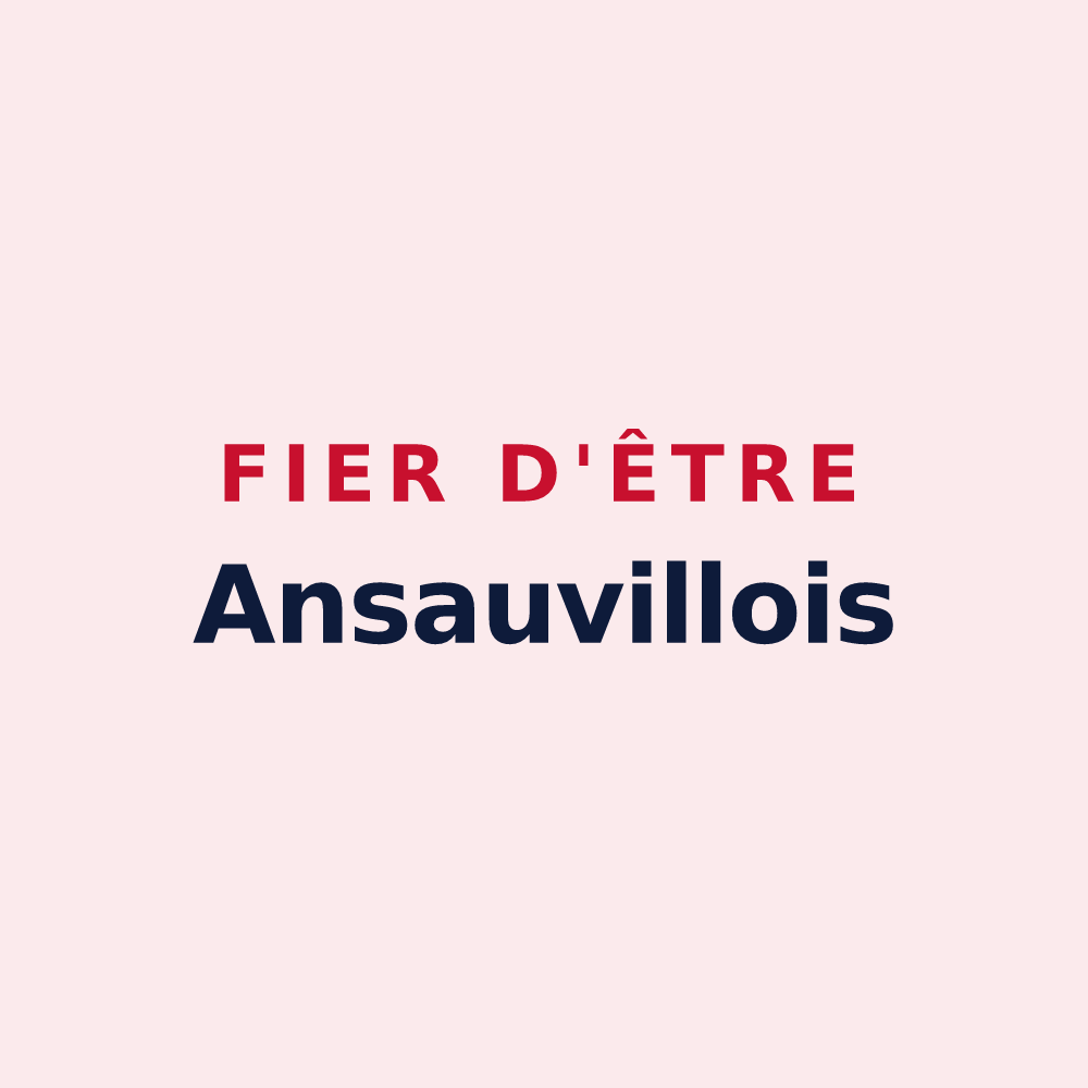 Magnet « Fier d'être Ansauvillois » — design pour Ansauvillers