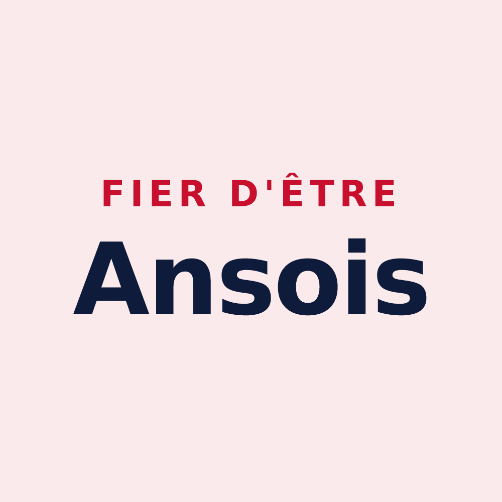 Magnet « Fier d'être Ansois » — design pour Anse