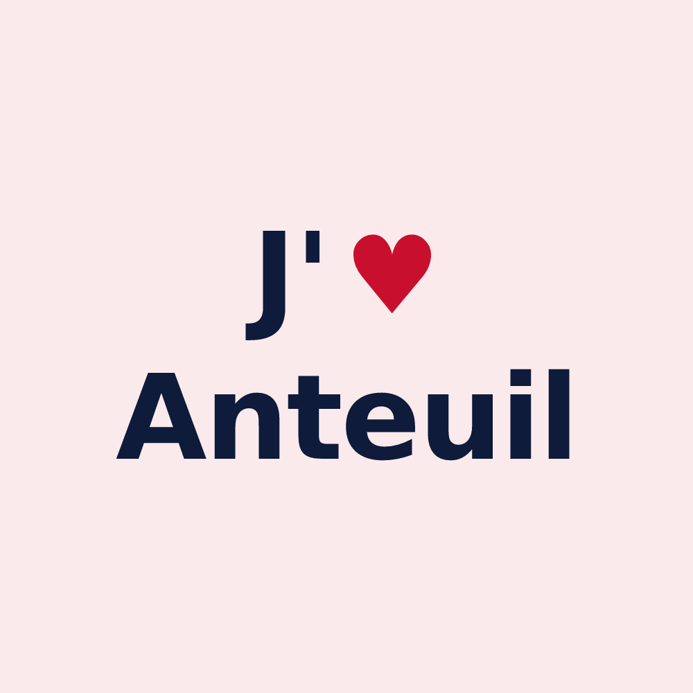 Magnet personnalisé Anteuil — design J'aime Anteuil