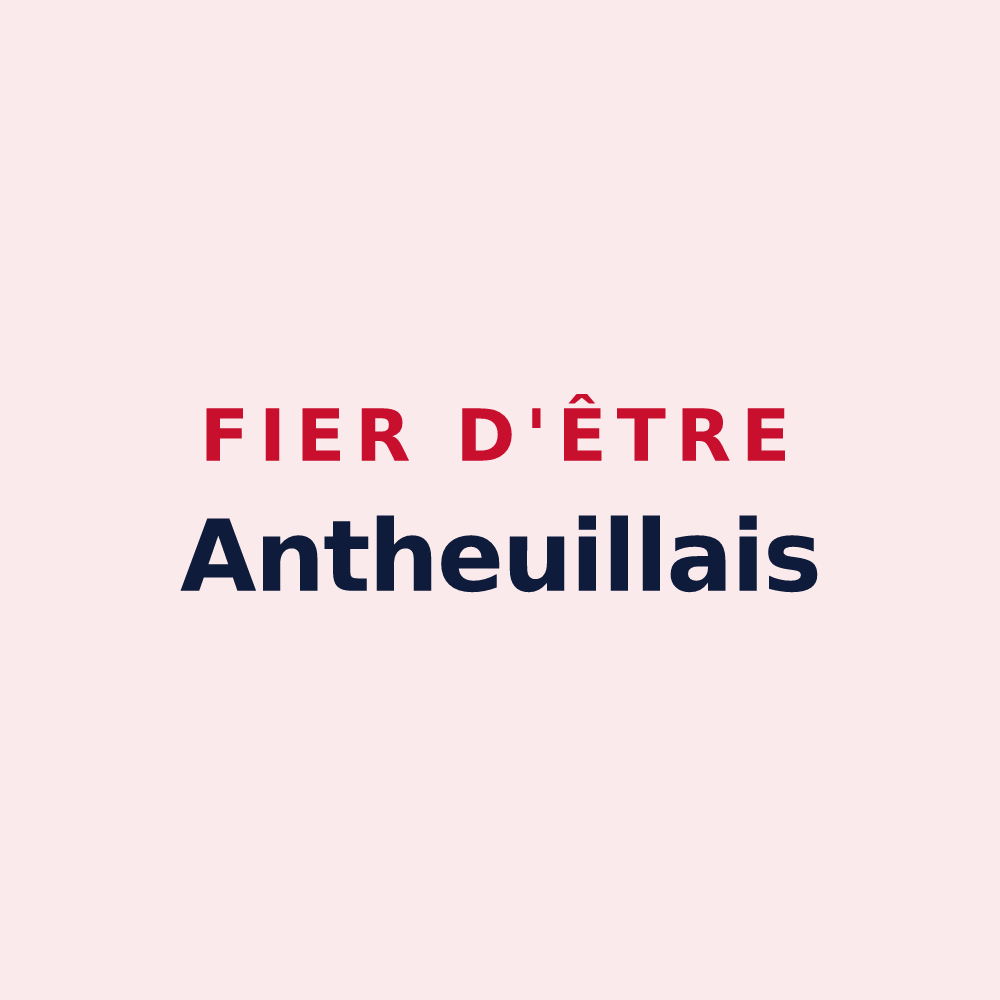 Magnet « Fier d'être Antheuillais » — design pour Antheuil-Portes