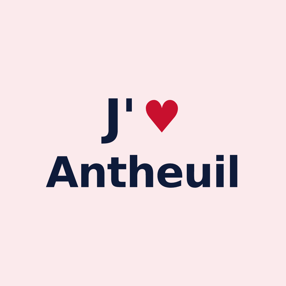 Magnet personnalisé Antheuil — design J'aime Antheuil