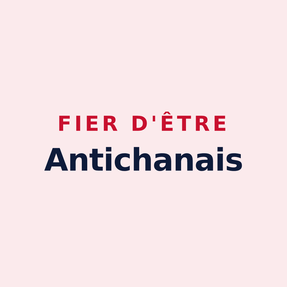 Magnet « Fier d'être Antichanais » — design pour Antichan-de-Frontignes