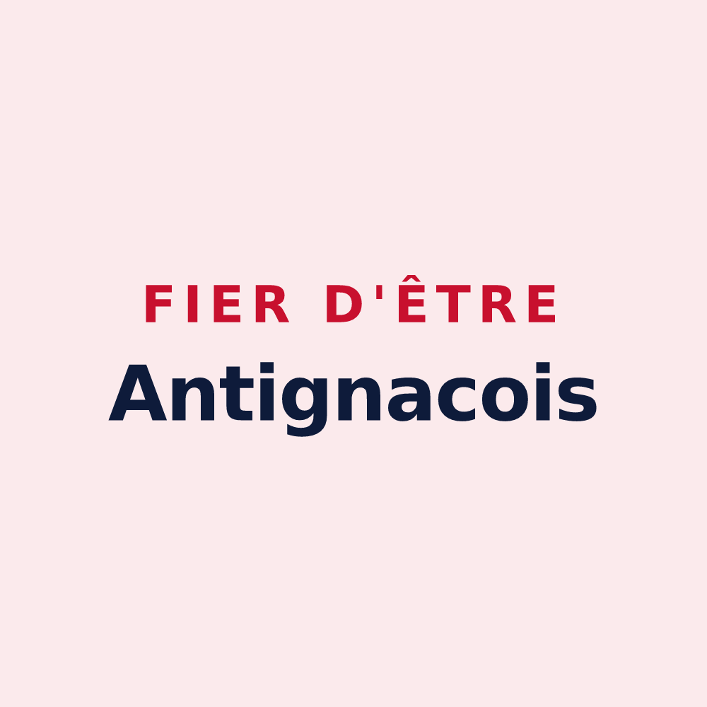 Magnet « Fier d'être Antignacois » — design pour Antignac