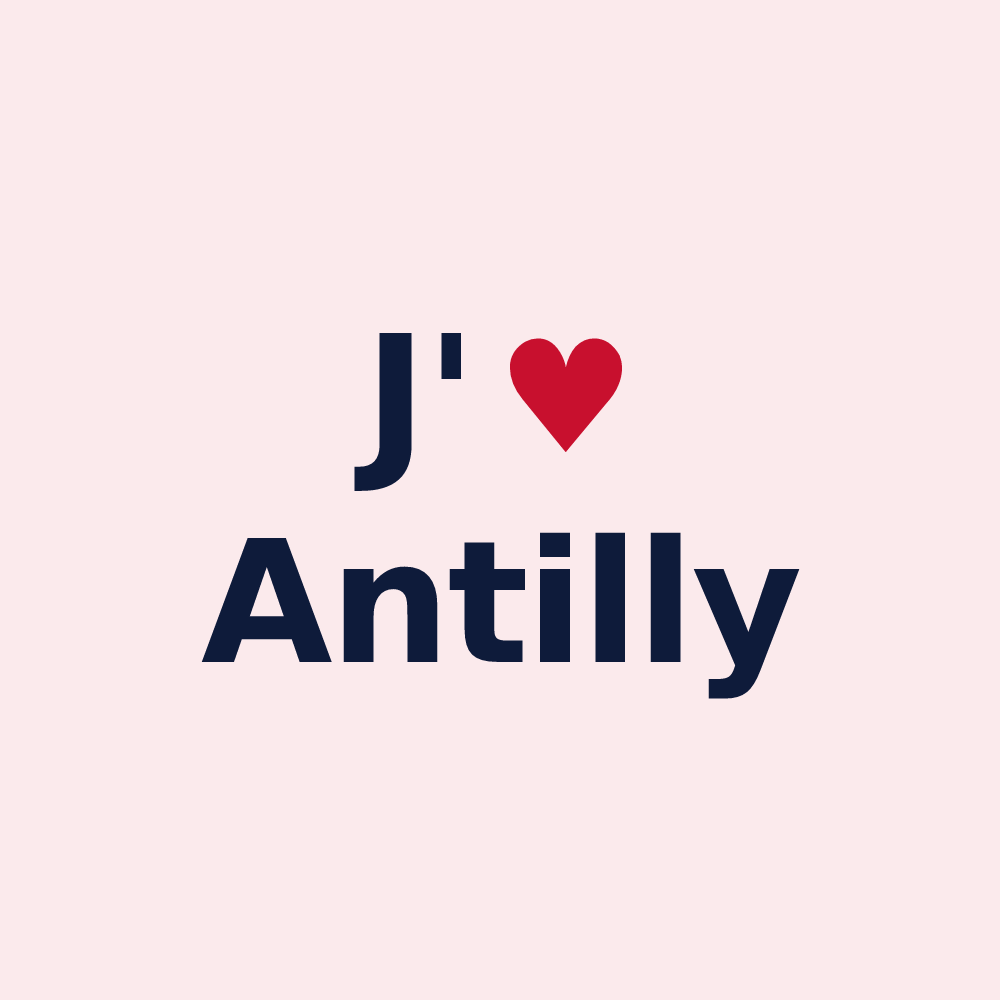 Magnet personnalisé Antilly — design J'aime Antilly
