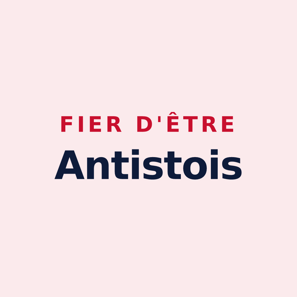 Magnet « Fier d'être Antistois » — design pour Antist