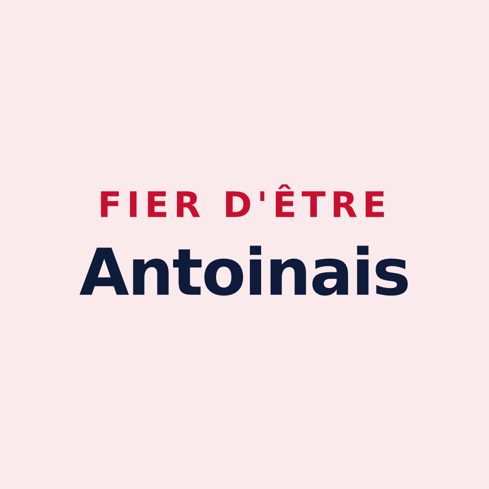 Magnet « Fier d'être Antoinais » — design pour Antoingt