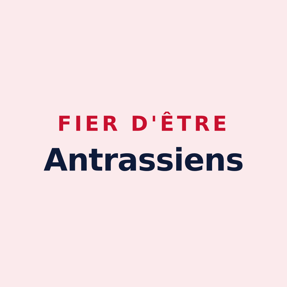 Magnet « Fier d'être Antrassiens » — design pour Antras