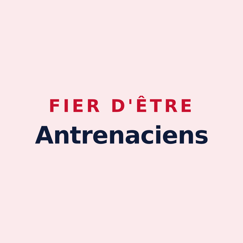 Magnet « Fier d'être Antrenaciens » — design pour Antrenas